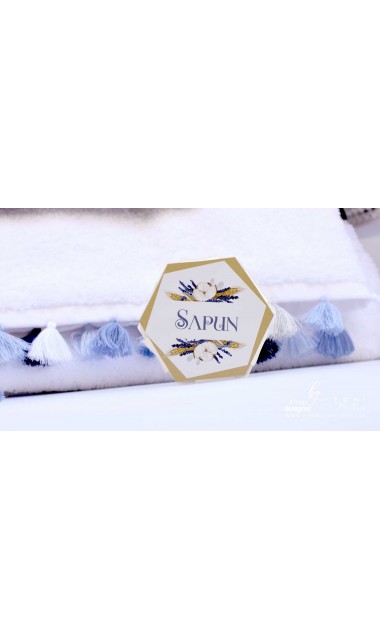 Trusou de botez traditional cu lavanda bumbac si spice de grau 16